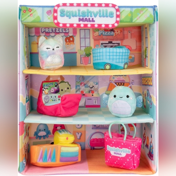 Squishmallows Other - 🔥REDUCED🔥NIB RARE SQUISHMALLOWS SQUISHVILLE MALL PLUSH PLAYSET